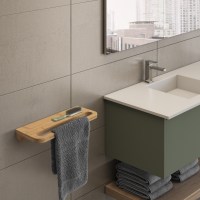 ESTANTE-TOALLERO LAVABO 40cm HIMALAYA GEDY